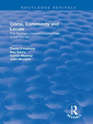 cover image of Crime, Community and Locale